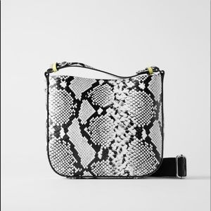 NWT! Zara Animal Print Bucket Bag